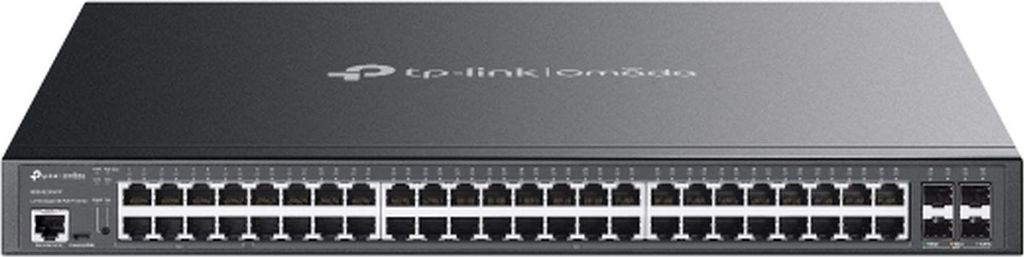 TP-Link Omada SG3452XMPP V1.8 - Switch - L2+ - managed - 40 x 10/100/1000 (PoE+) + 8 x 10/100/1000 (PoE++) + 4 x 10Gb Ethernet SFP+ - an Rack monti...