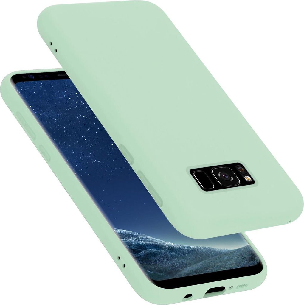 Cadorabo Schutzhülle für Samsung Galaxy S8 PLUS Hülle in Grün Handyhülle Case Cover TPU Etui