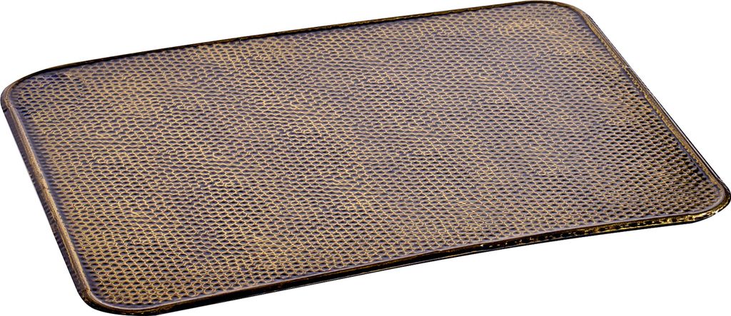 FireFix Bodenblech 60 x 50 cm, messing