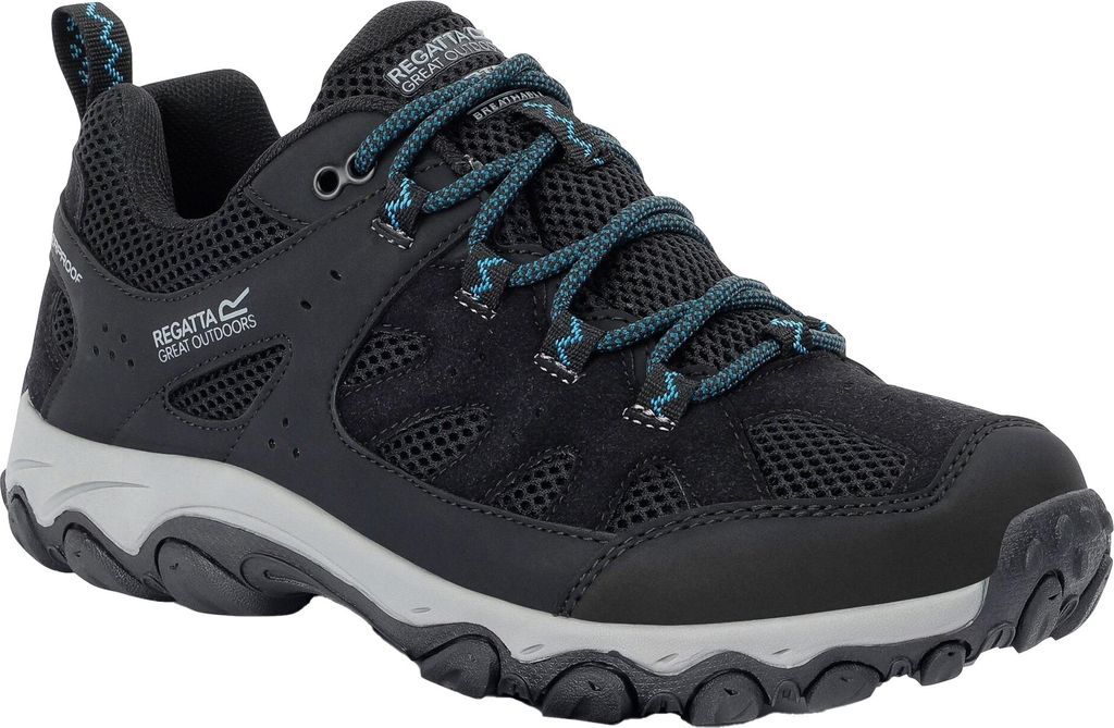 Regatta - "Edgepoint IV" Schuhe für Damen, niedrig geschnitten RG12210 (38 EU) (Schwarz/Blaugrau)