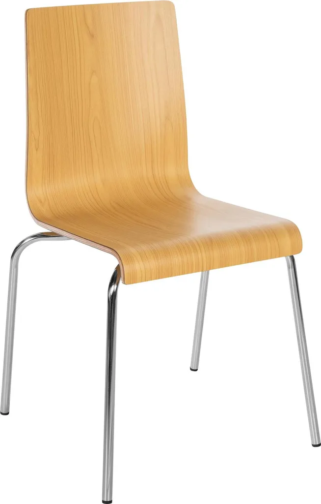 Chaise visiteur Gahanna noire - Siège d'accueil design pour bureau pro