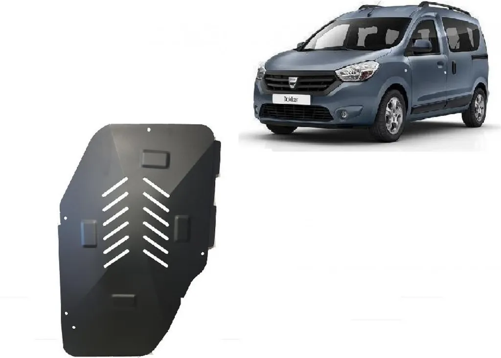 Sabot de protection réservoir Dacia Dokker pour routes et chemins ruraux