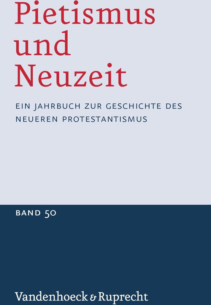 Pietismus und Neuzeit Band 50 - 2024