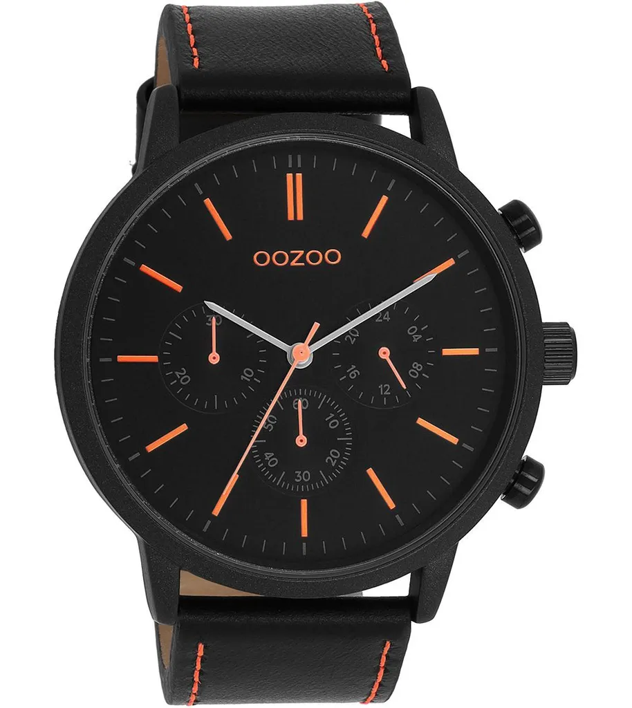 Orologio Oozoo UOC11209 Nero XXL - Accessorio Uomo Urban Fashion