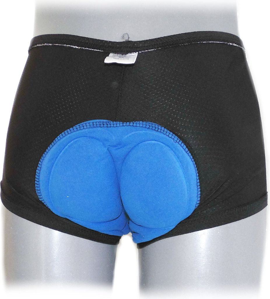 Fahrrad-Unterhose mit anatomische geformten Gelpolster