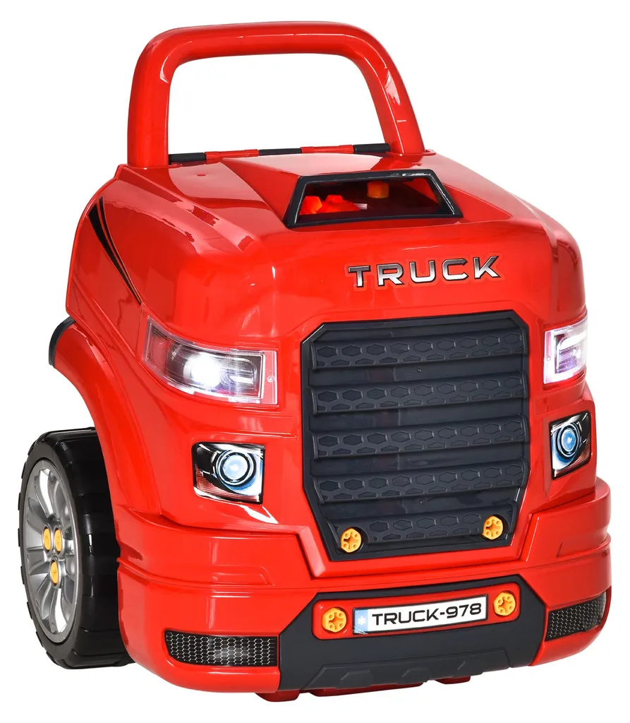 Jeu d'imitation mécanicien avec établi de garage et camion 2 en 1