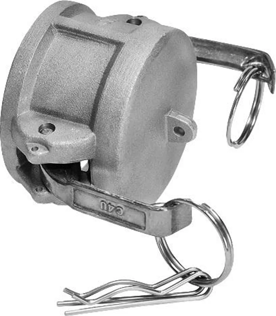 Bouchon de Fermeture Kamlok Type DC 6 Pouces Alu 163mm pour Tuyau Industriel