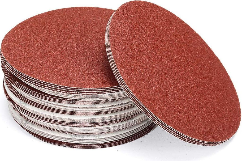 Schleifscheiben 150mm ohne Loch ungelocht Klett Exzenter Schleifpapier Schleifblätter P1200 20 Stück