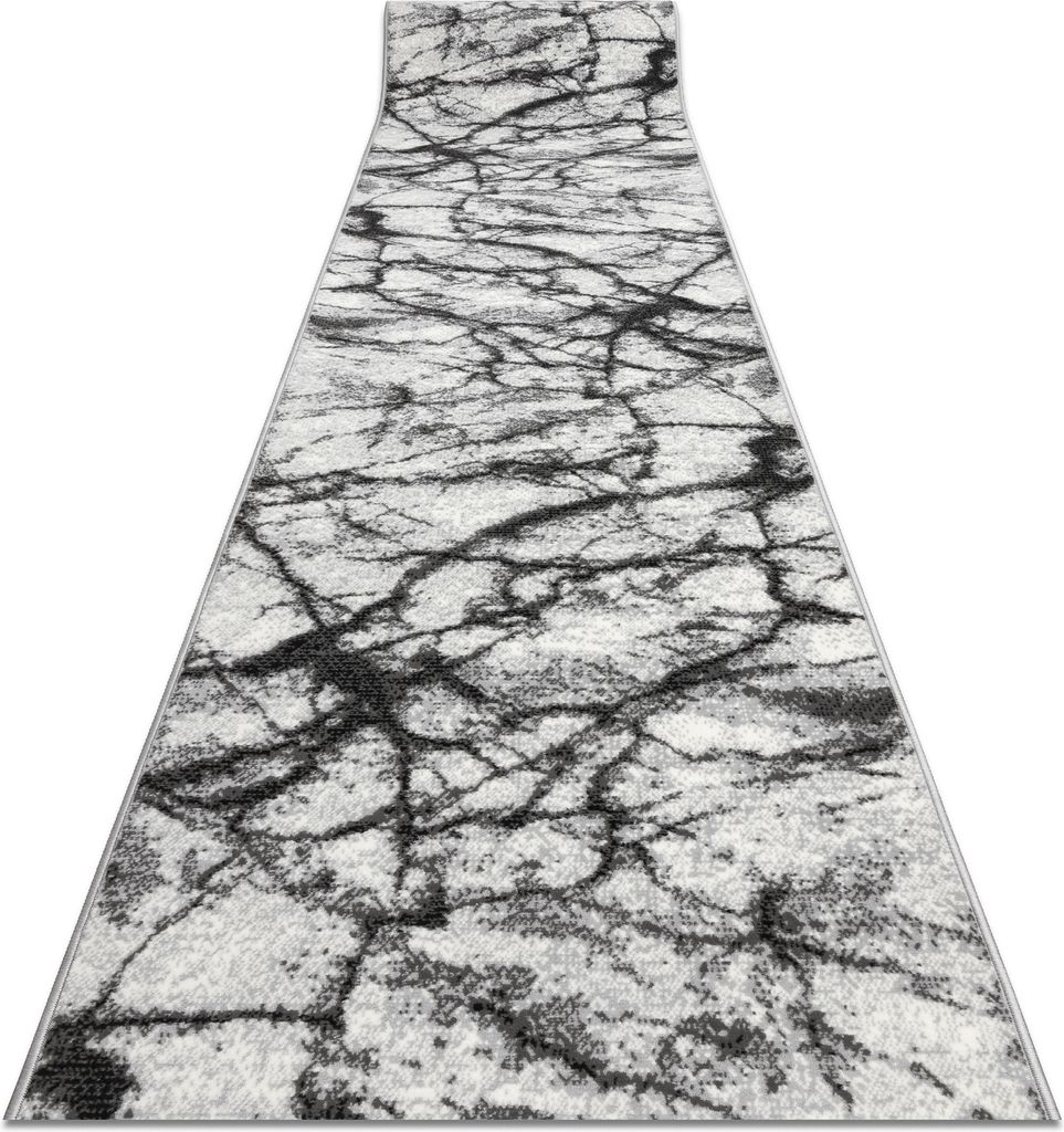Läufer BCF MORAD Marmur Marmor grau 80 cm Grau 80x520 cm