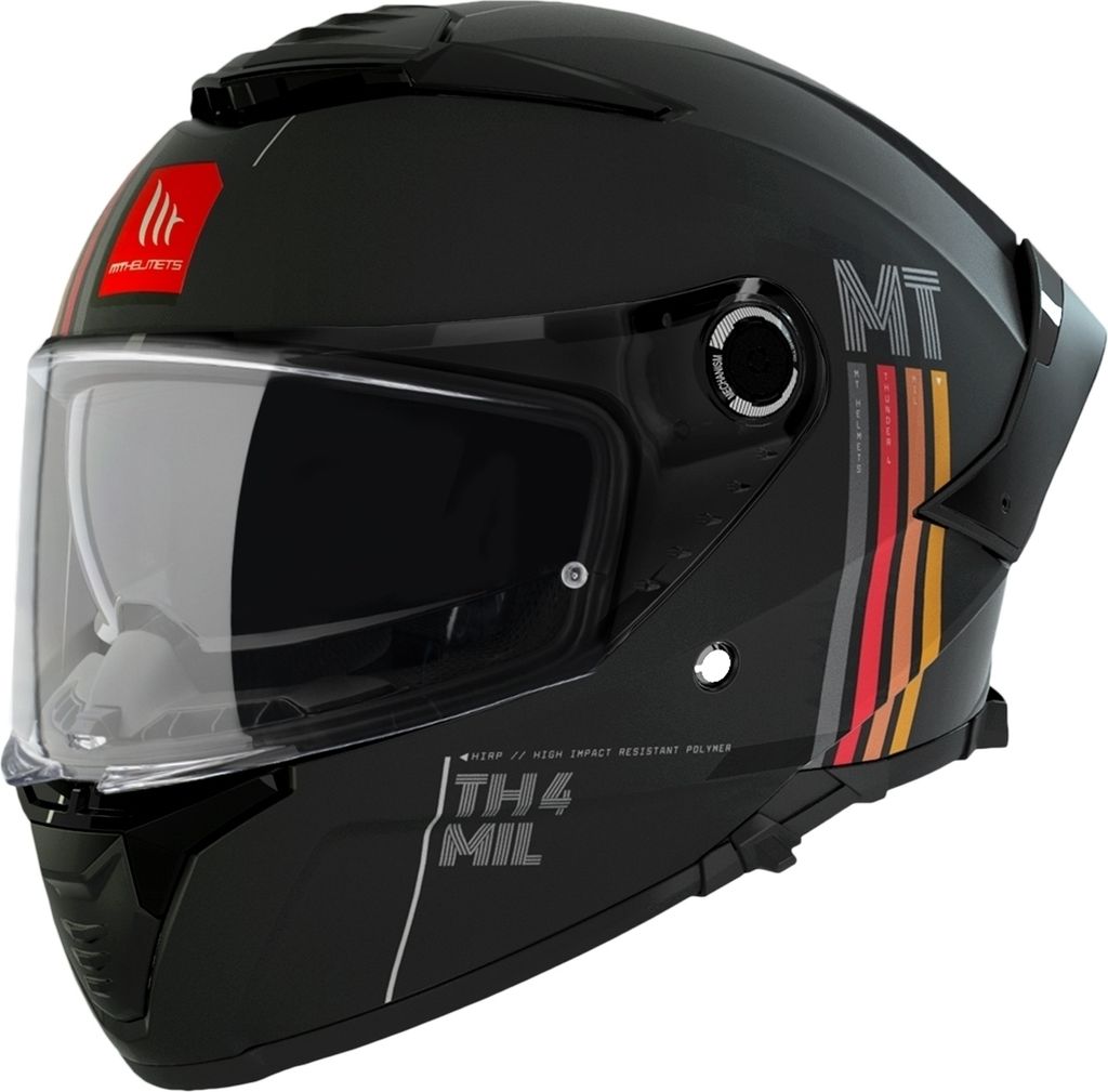 MT Helmets Integralhelm Thunder 4 SV Mil Größe: S, mattschwarz ECE 22.06