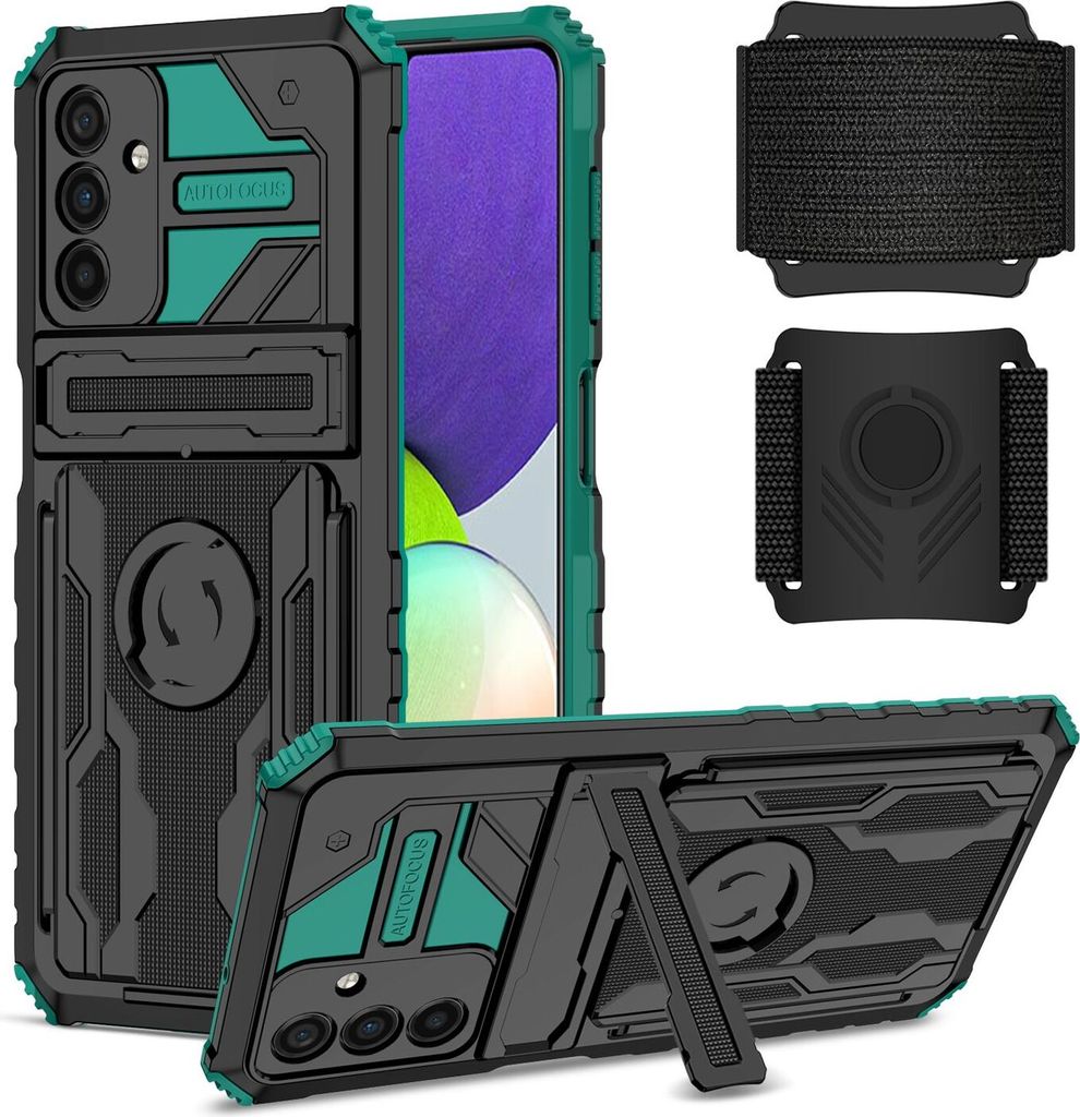 Für Samsung Galaxy A54 5G Armor Hülle + Armband TPU Schutz Tasche Hülle Cover
