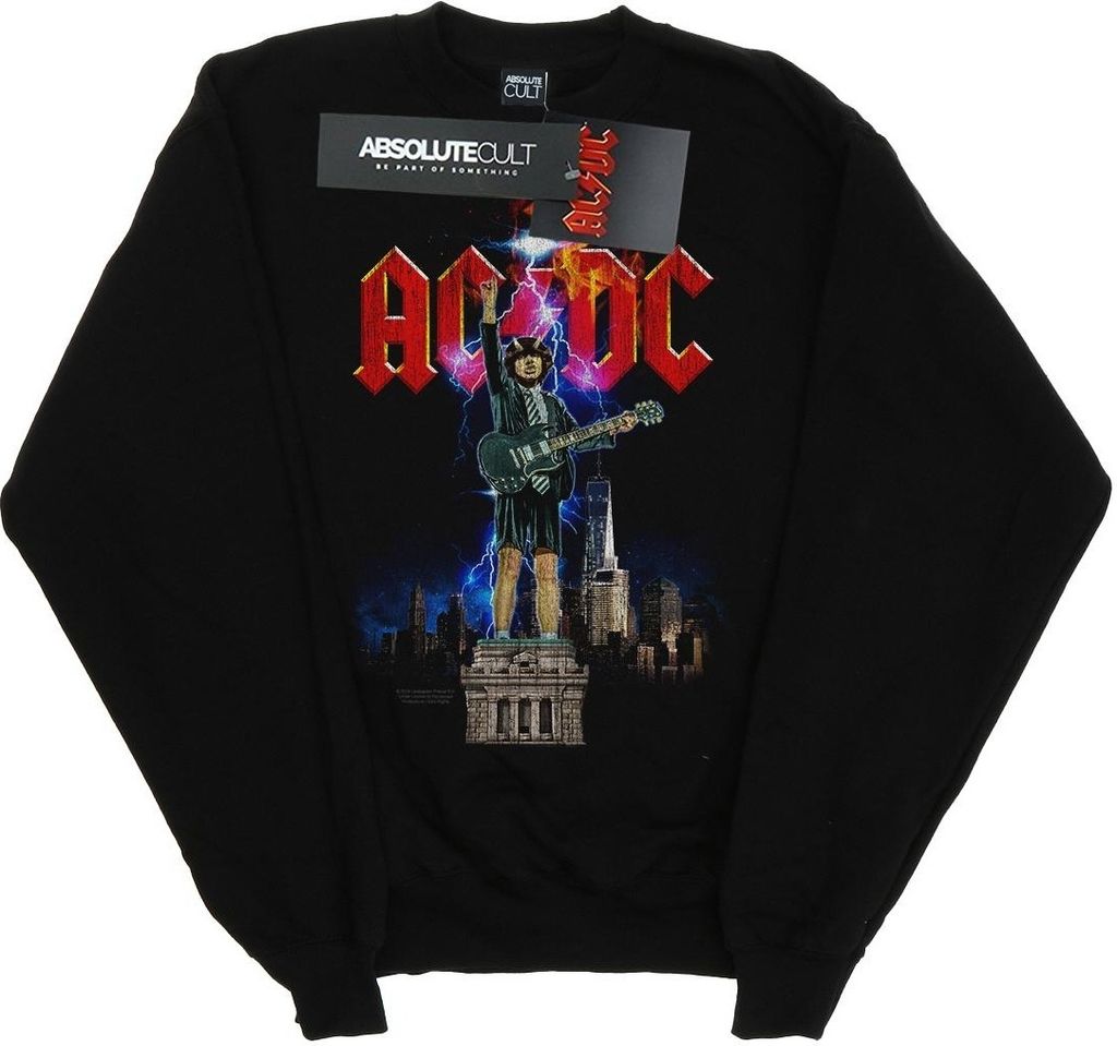 AC/DC - Sweatshirt für Jungen BI3287 (116) (Schwarz)