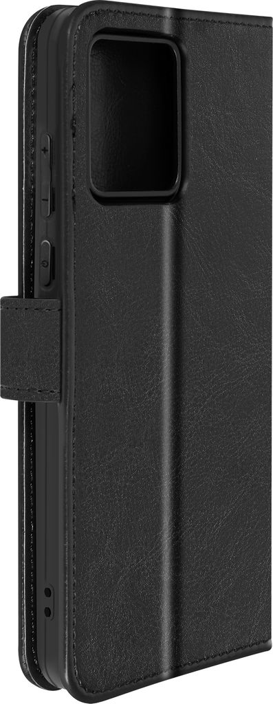 Vintage Etui mit Portemonnaie für Motorola Moto G84 – Schwarz