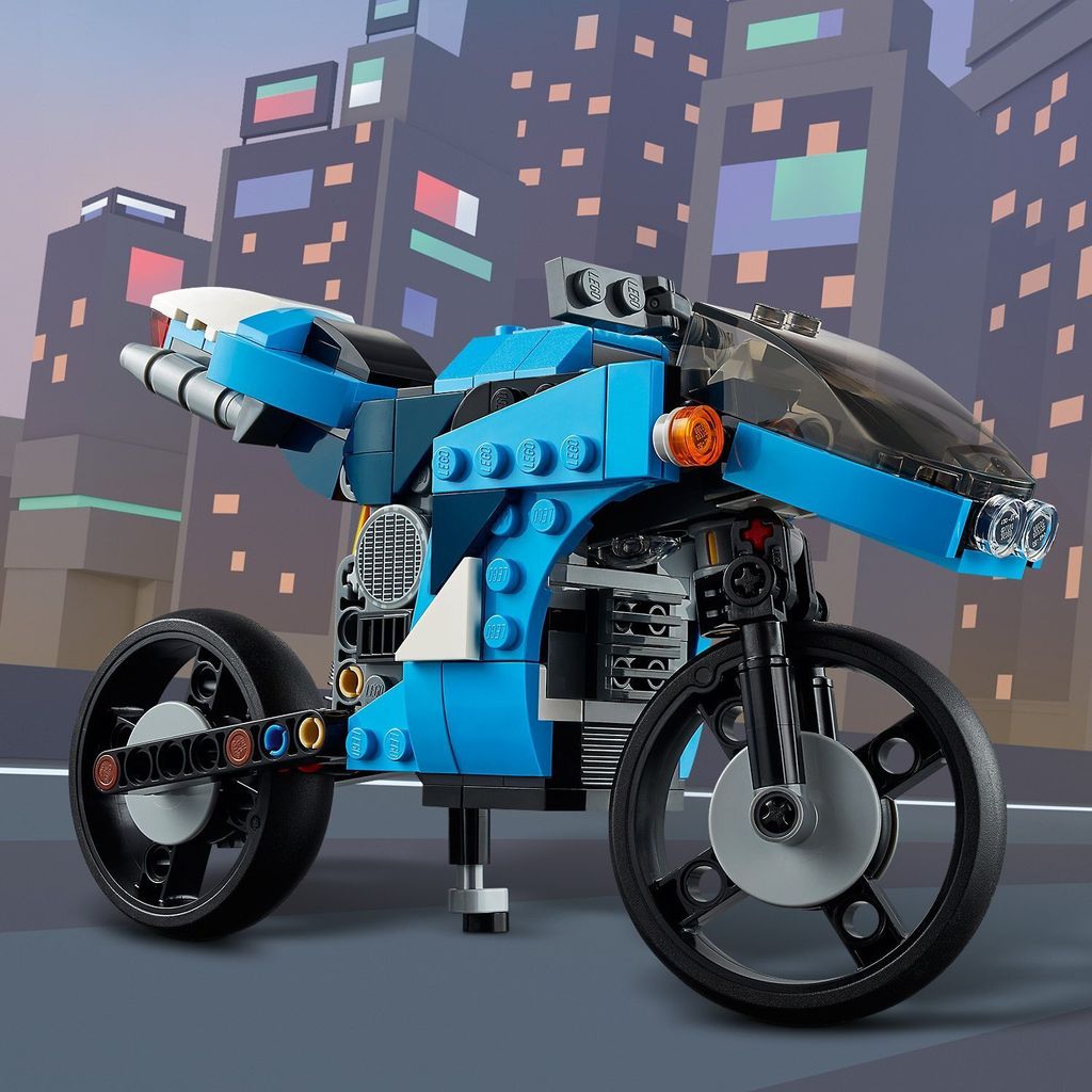 LEGO 31114 Creator 3-In-1 Geländemotorrad aus Bausteinen Produktbild 20