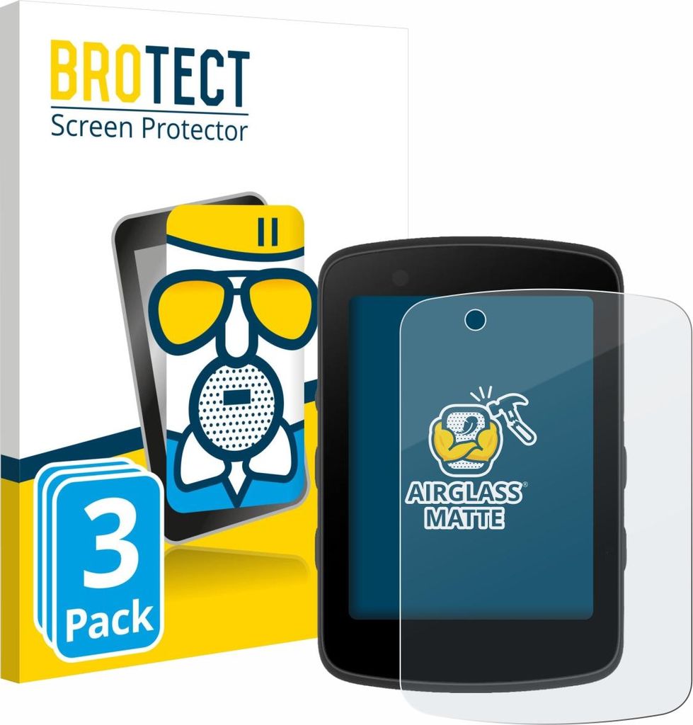 3x BROTECT Entspiegelungs Schutzglas für Bryton Rider 550 Schutzfolie Panzer Folie Glas Display Schutz matt