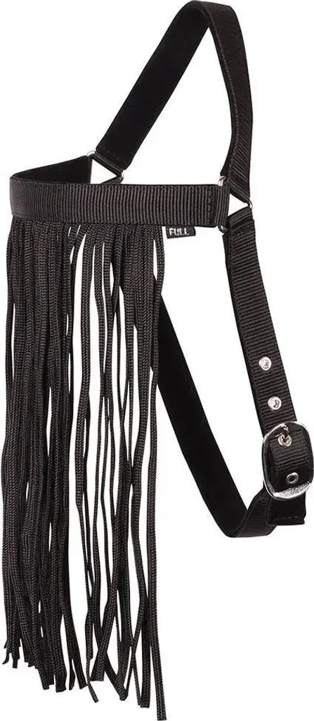 Harry's Horse Comfort+ con frange di mosca Browband nero completo nero completo
