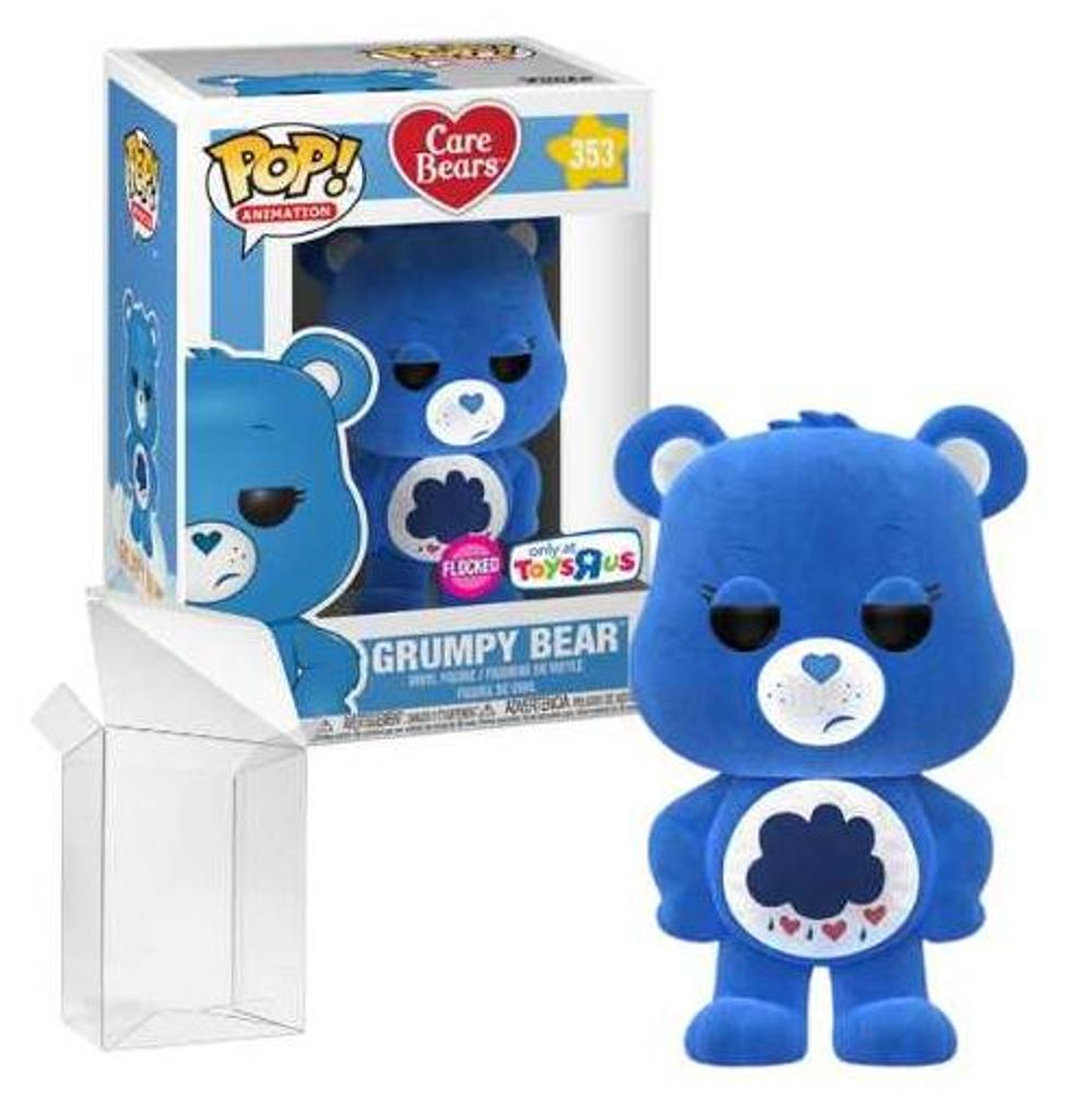 Funko Pop! Animation: Care Bears - Grumpy Bear #353 Flocked Produktbild 