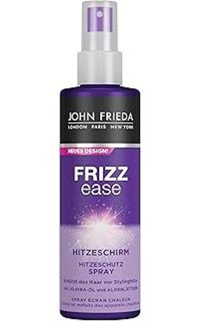 John Frieda Hitzeschirm Hitzeschutz Spray - Inhalt: 200 ml - Aus der Frizz Ease Serie - Schützt das Haar vor Stylinghitze