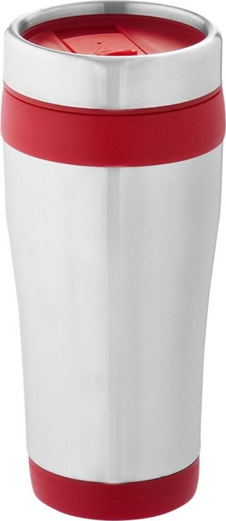 Trinkbecher "Elwood", Recycelter Edelstahl, 410ml PF4328 (Einheitsgröße) (Rot)
