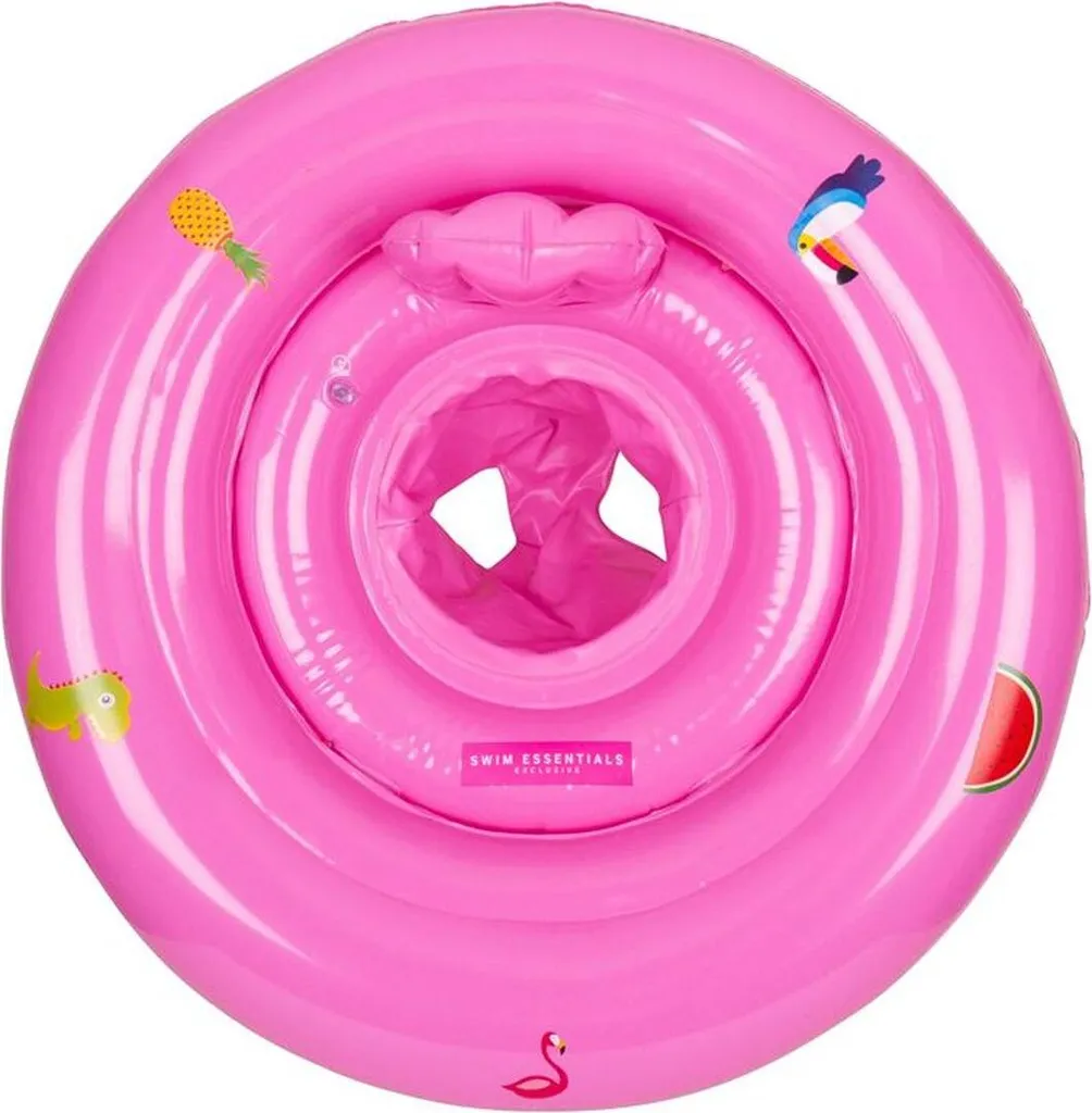 Bouée gonflable rose pour détente piscine Swim Essentials 2020SE23