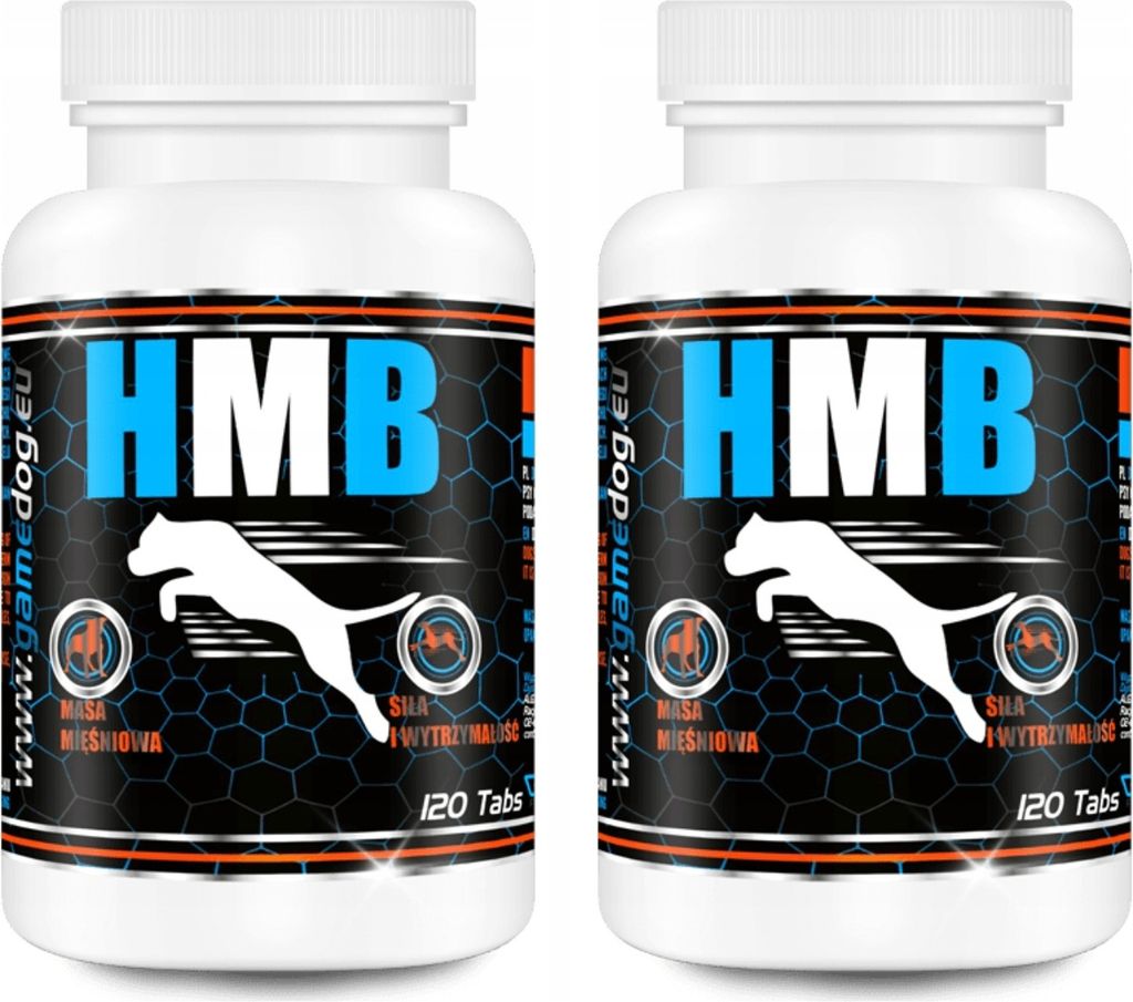 GAME DOG HMB Ergänzungsmittel für die Muskelmasse von Hunden 120 Tabletten