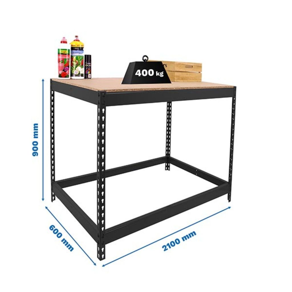 Simonrack Werkbank SIMONWORK BASIC 1 anthrazit 210,0 x 60,0 x 90,0 cm