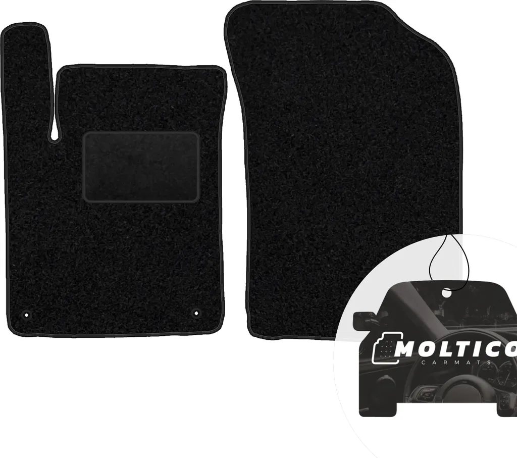Tappeti Premium Velours Nero per Citroen C3 II DS3 2009-2016