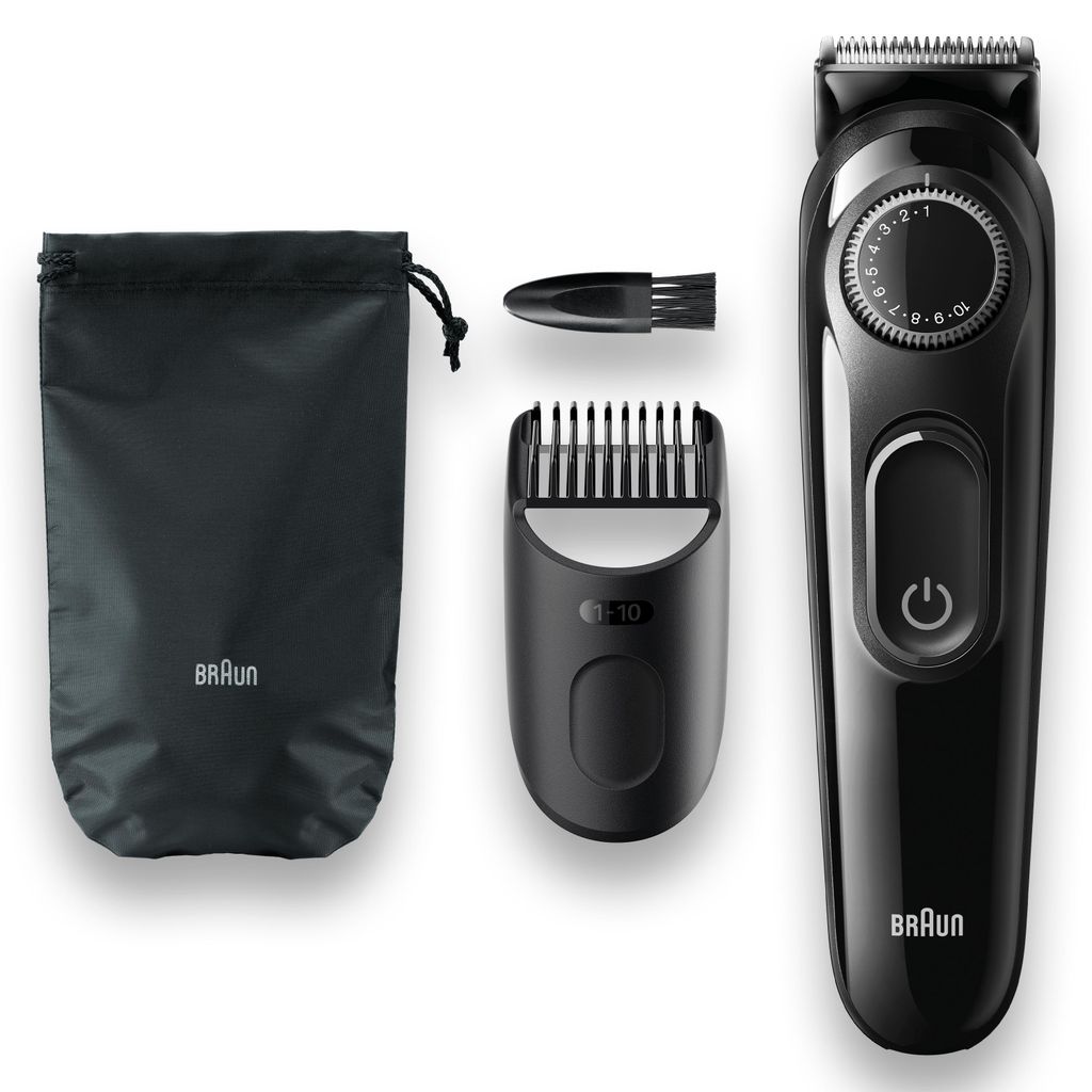 Braun BeardTrimmer BT3324 + Kulturbeutel Produktbild 