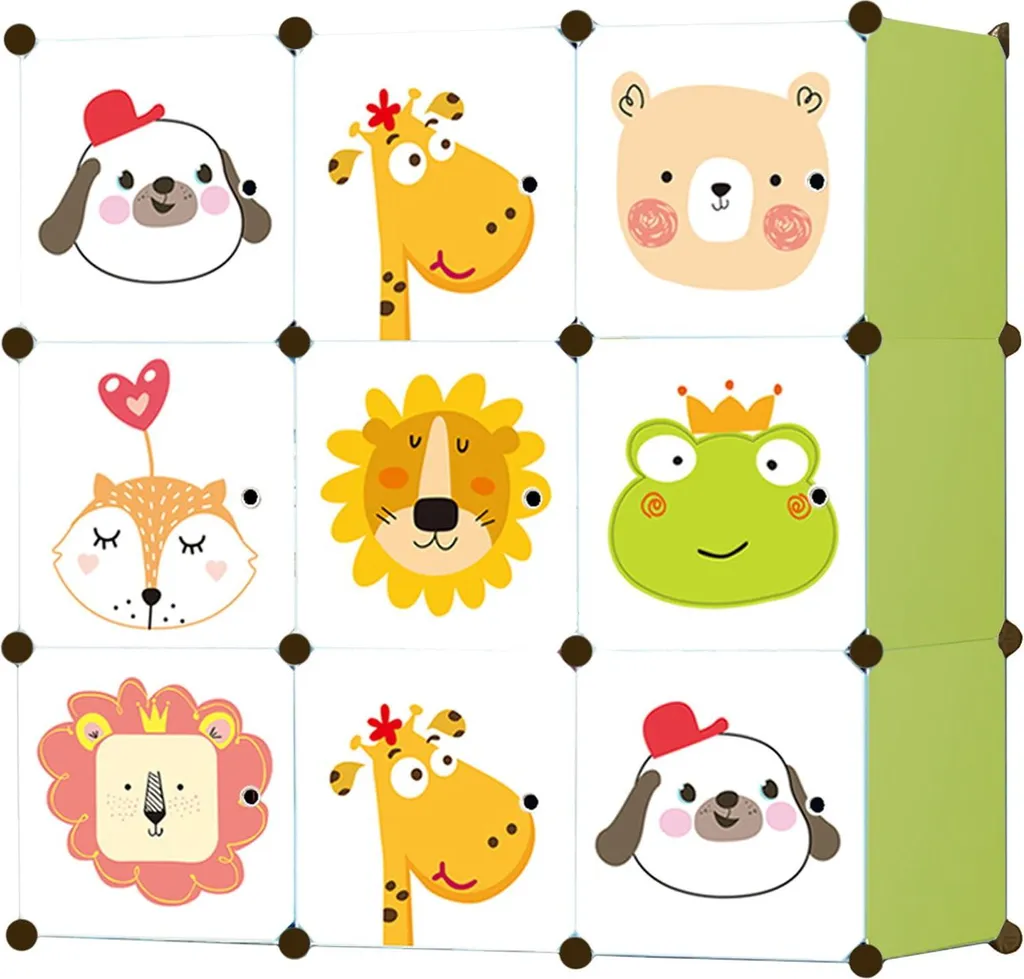 Rangement chambre d'enfant 9 tiroirs Valora pour organiser les habits