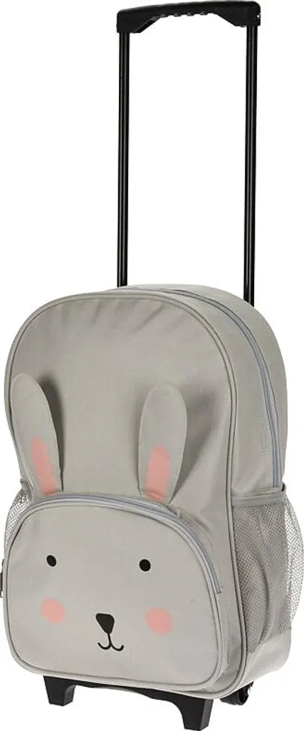 Valigia BUNNY Grigio 29x40 cm - Travel Case Bambini Design Moderno