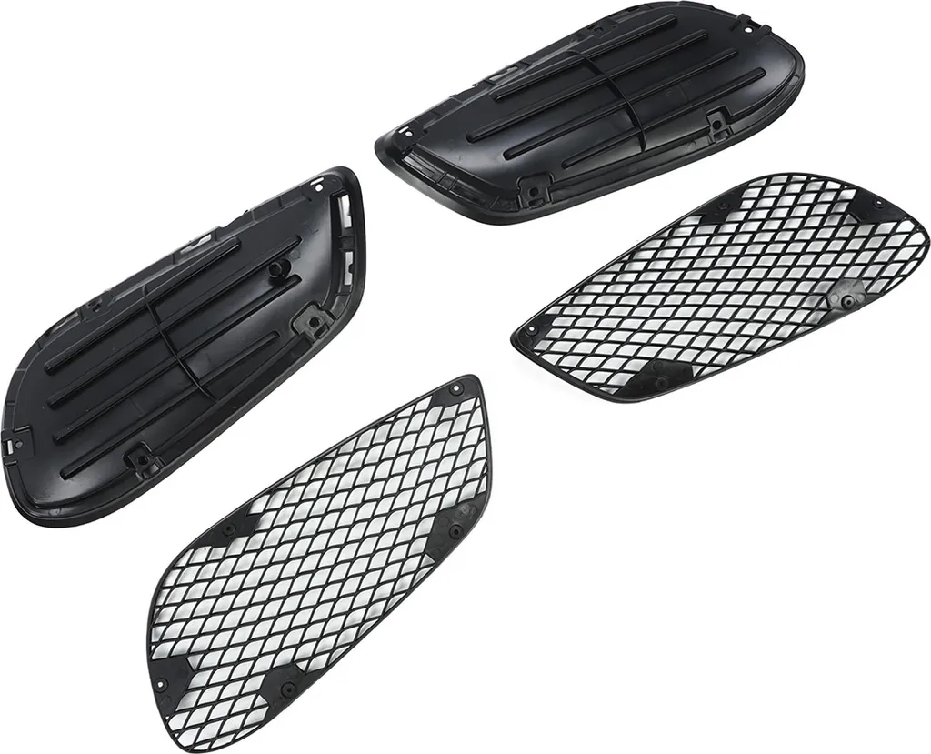 Grille de phare antibrouillard Mercedes W212 AMG 2013-2015 Pack 4 pcs