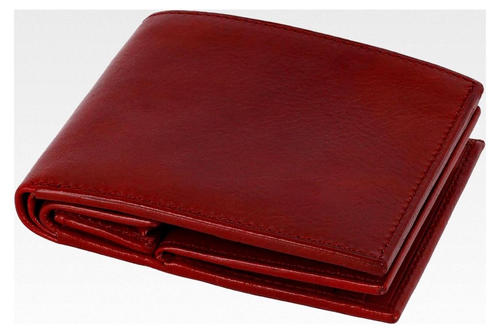 Herren-Geldbörse aus Leder – minimalistisches Design mit Kreditkartenhalter, magnetischem Münzfach und Bargeldfächern