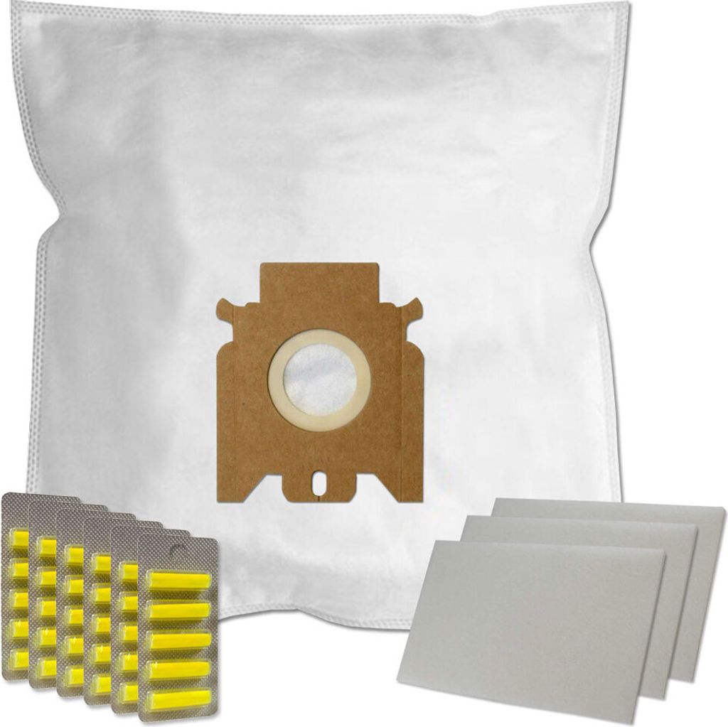 SET - 30 Staubsaugerbeutel + 30 Duft + 3 Filter geeignet für Miele S5 PARKETT CARE - S5211