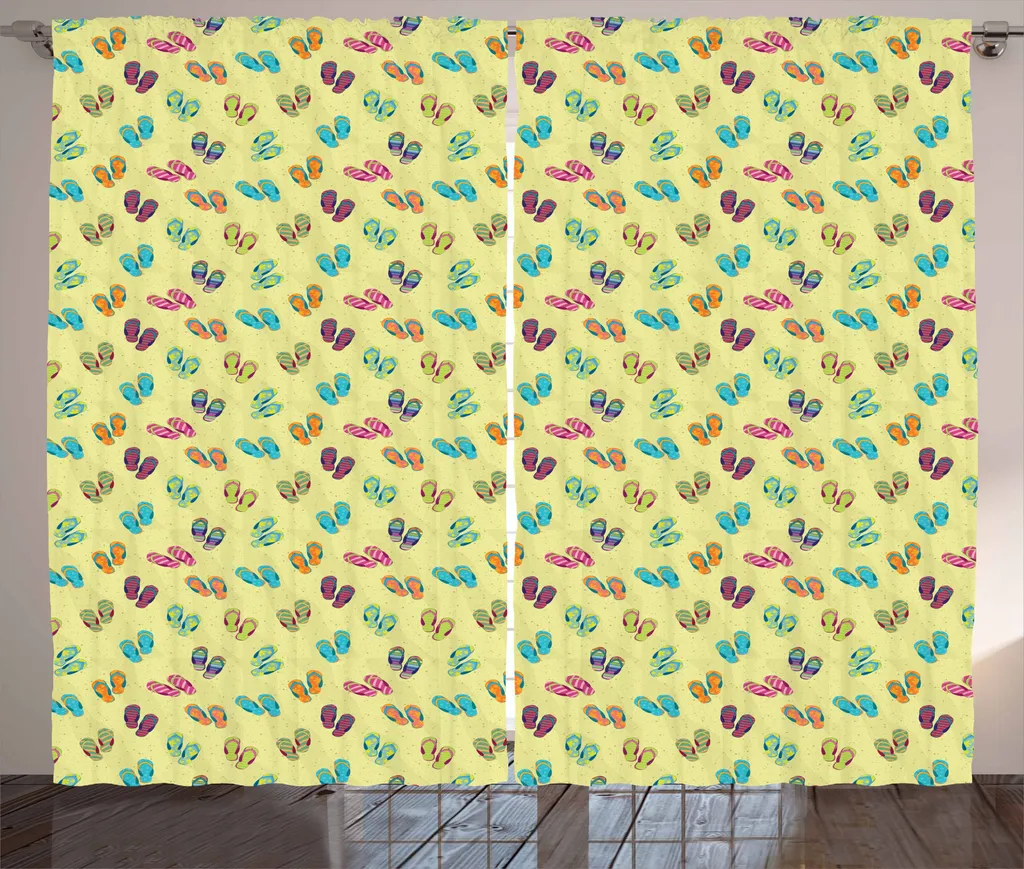 Tende Soggiorno ABAKUHAUS 280x175 cm - Design Infradito e Colori Vivi