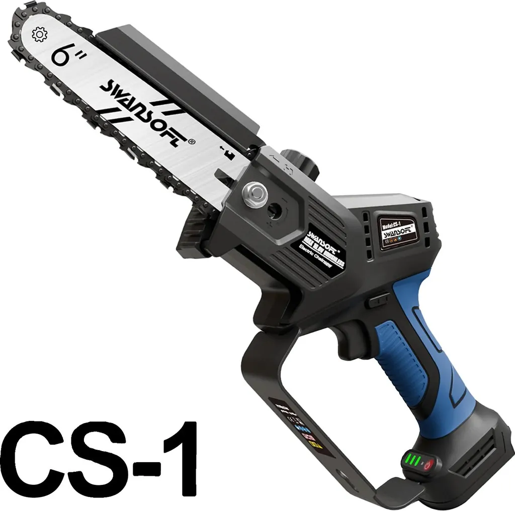Scie électrique portable sans balai Swansoft CS-1 pour jardin et coupe