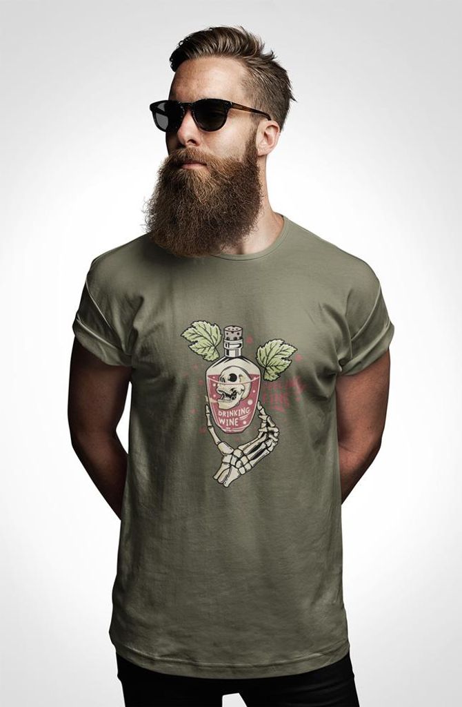 D&B Uni Polo ST00133 Vine MilitärGrün-Größe 3XL