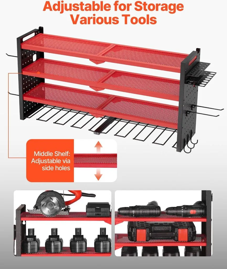 Support pour Outils Électriques Idéal pour Ranger son Atelier Propre - 3
