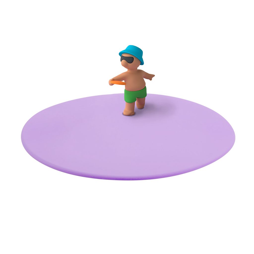 Lurch Glasabdeckung Sommerdeckel aus Silikon Summer Fun Finn Frisbee
