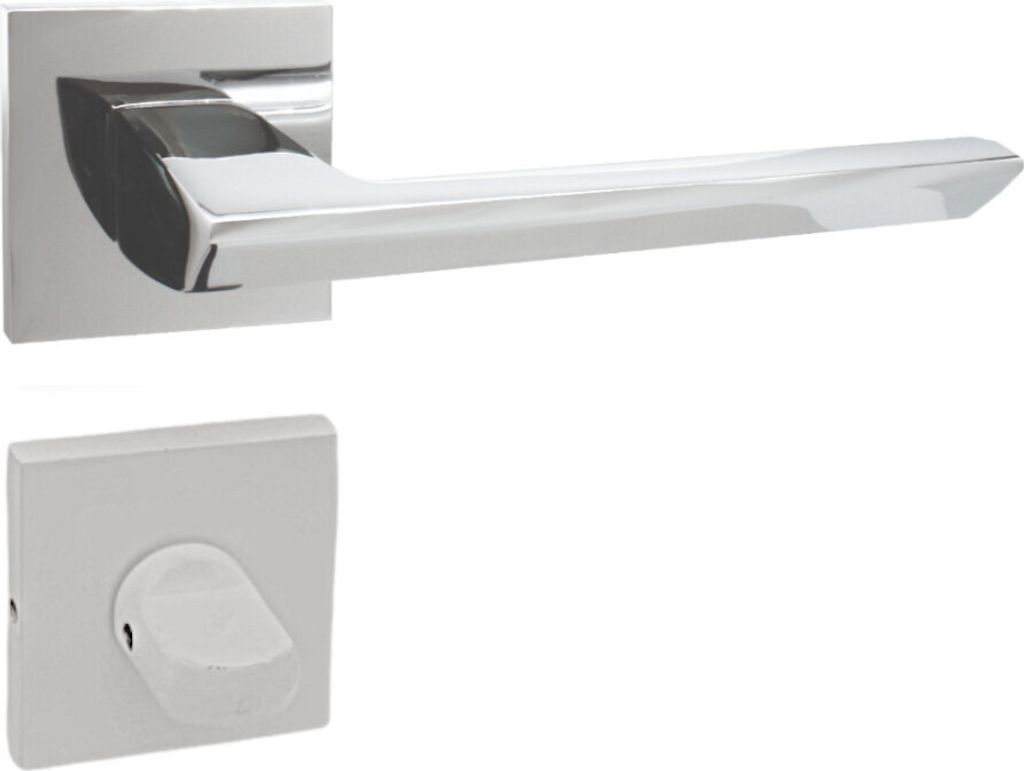DOMINO Türgriff Drückergarnitur WC - Badezimmer Set | Produktbild 