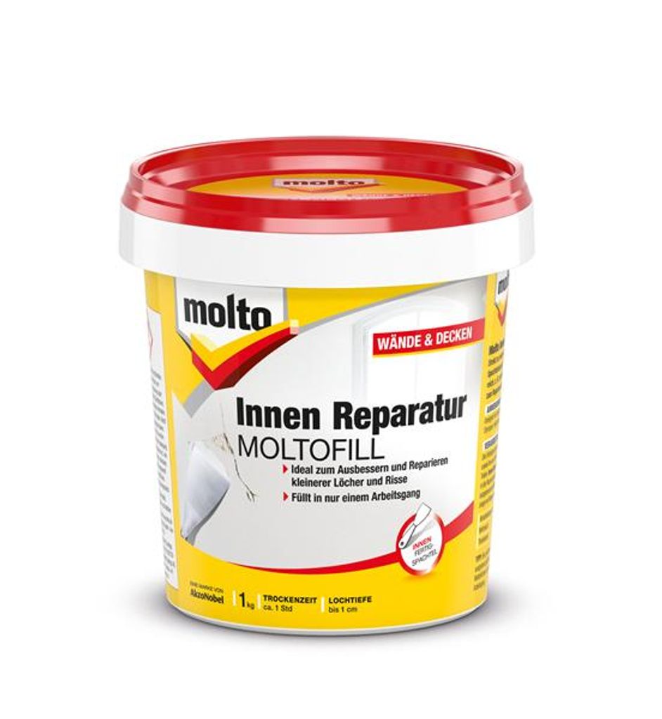Molto Innen Reparatur Moltofill, Weiß, Fertig gemischt, 1 Produktbild 