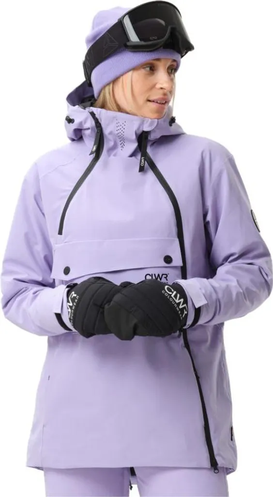 Anorak Colour Wear W Cake 2.0 Violet Taille S pour Ski et Snowboard