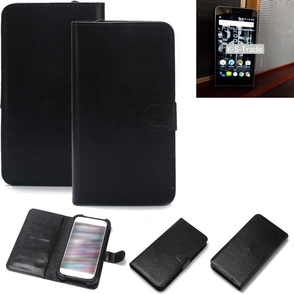 K-S-Trade Handyhülle Schutzhülle kompatibel mit Kodak Ektra Handy Schutz Hülle Handyhülle Bumper schwarz 1x