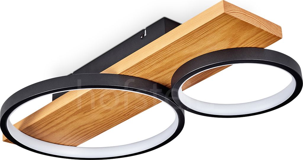 Caces »Caces« dimmbare Deckenlampe aus Metall/Holz