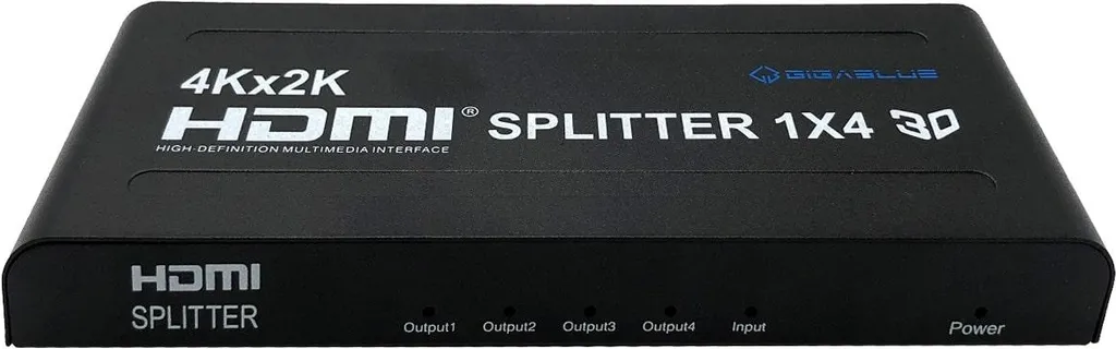 Répartiteur HDMI 1.4 Gigablue Ultra 4K - 4 Sorties UHD 30Hz Haute Qualité