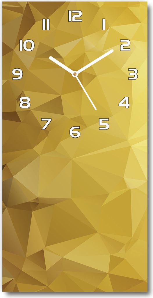 Wanduhr aus Glas – 30x60 cm - Glasbild - Glasuhr - Gehärtetes Glas -Abstraktion Hintergrund