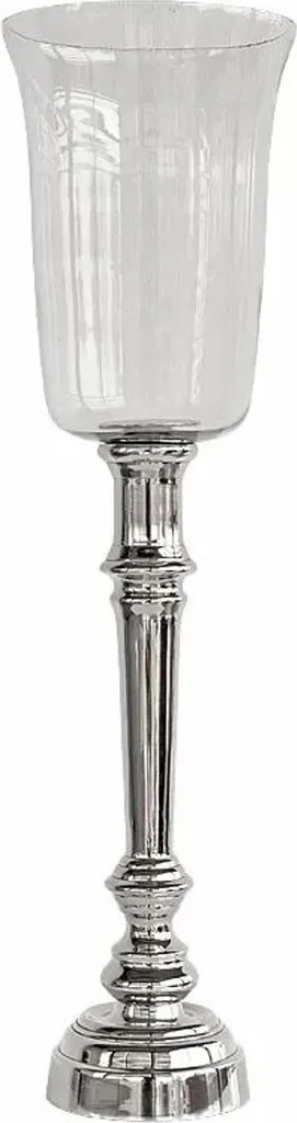 Chandelier Argent 69 cm en Métal Noble pour Décoration de Prestige