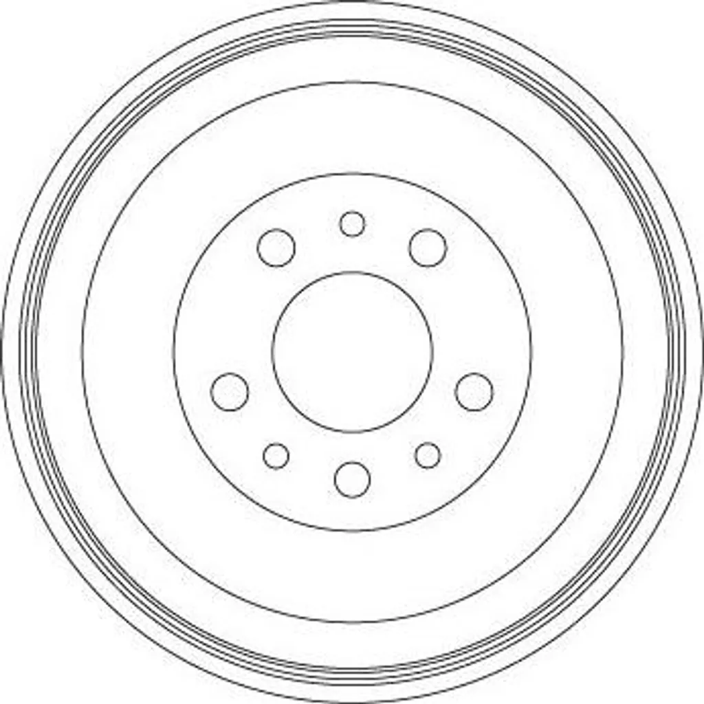 Tambour de frein arrière TRW DB4563 pièce de rechange qualité origine