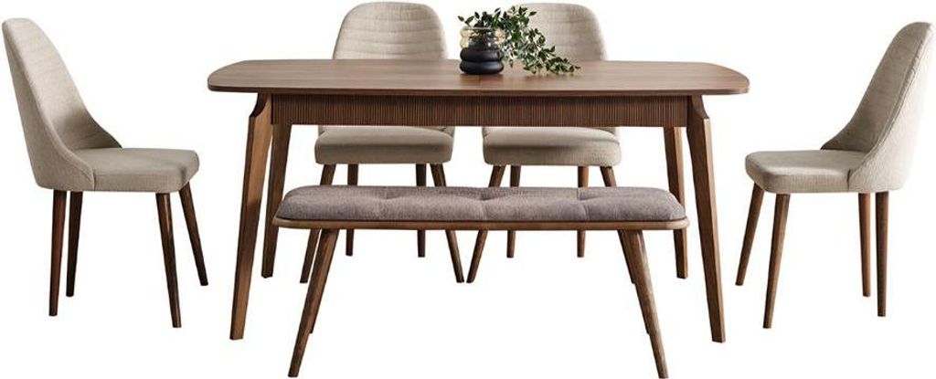 Essmöbel-Set Tisch Stuhl Garnitur Essgruppe Produktbild 