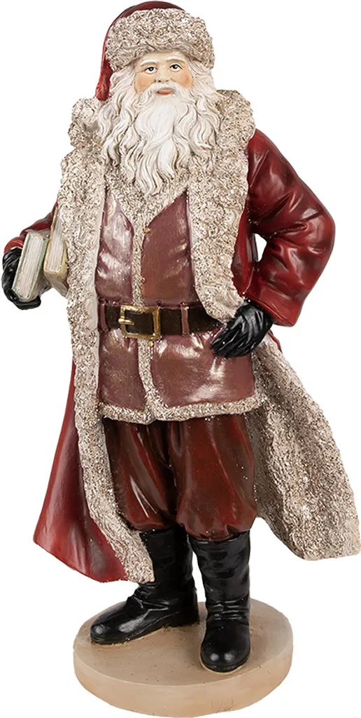 Père Noël Rouge 33 cm Incassable et Durable pour Décoration de Fête
