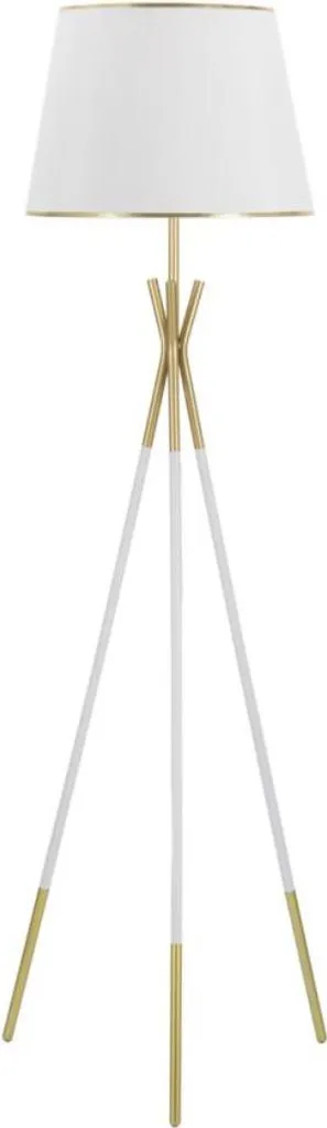 Lampadaire de salon trépied design bois pour un éclairage d'ambiance